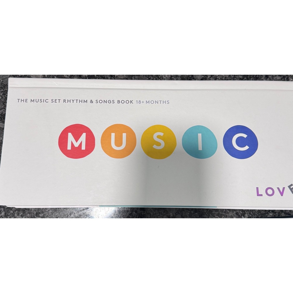 Lovevery The Music Set Rhythm & Songs Book 18+ Months Educational Toy Guide